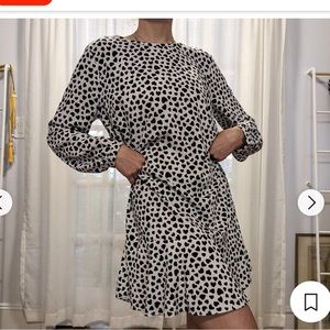 LOFT DALMATIAN PRINT DRESS